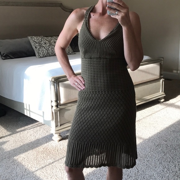 cotton crochet dress